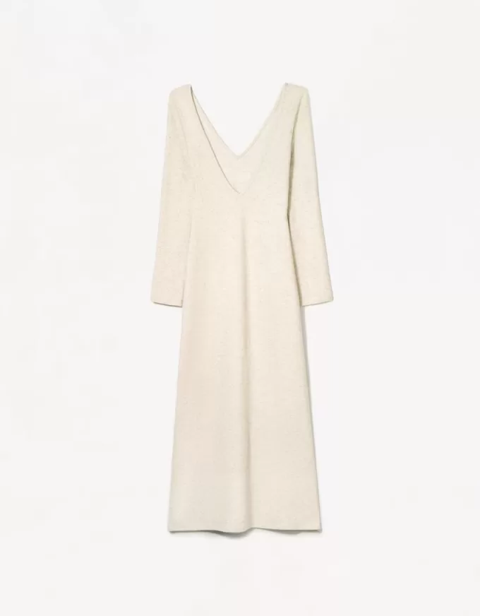 Soft touch V-neck maxi dress