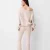 Soft touch asymmetric neck sweater Soft touch asymmetric neck sweater