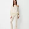 Soft touch asymmetric neck sweater Soft touch asymmetric neck sweater