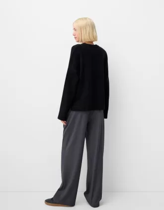 Soft touch crew neck sweater