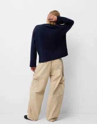 Soft touch crew neck sweater