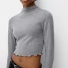 Soft touch cropped high neck sweater Soft touch cropped high neck sweater