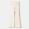 Soft touch flared pants with fold-over waist Soft touch flared pants with fold-over waist