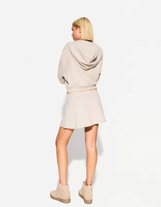 Soft touch mini skirt