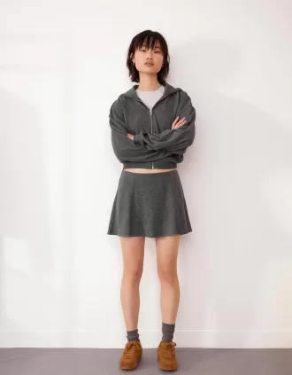 Soft touch mini skirt