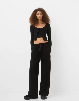 Soft wide-leg pants