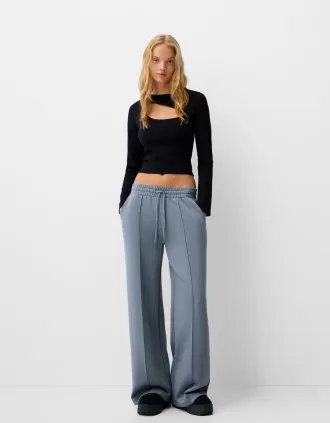Soft wide-leg pants