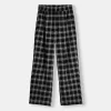 Straight fit plaid pants Straight fit plaid pants
