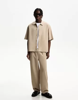 Straight fit tailored sweatpants