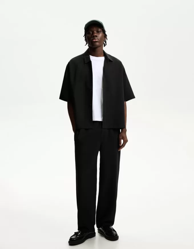 Straight fit tailored sweatpants Straight fit tailored sweatpants