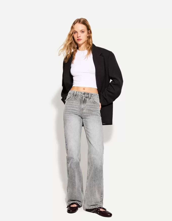 Straight fit wide-leg jeans Straight fit wide-leg jeans