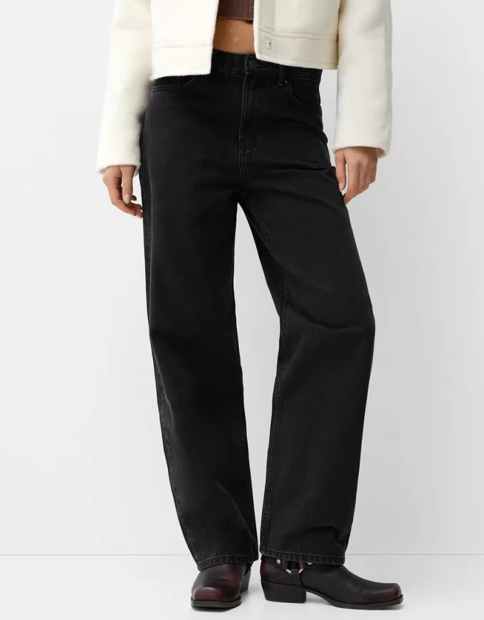 Straight fit wide-leg jeans Straight fit wide-leg jeans