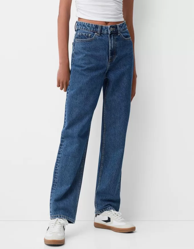 Straight fit wide-leg jeans Straight fit wide-leg jeans