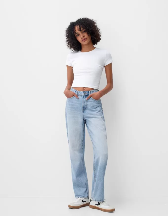 Straight fit wide-leg jeans Straight fit wide-leg jeans