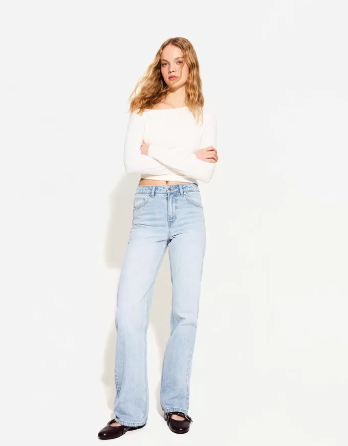 Straight fit wide-leg jeans Straight fit wide-leg jeans