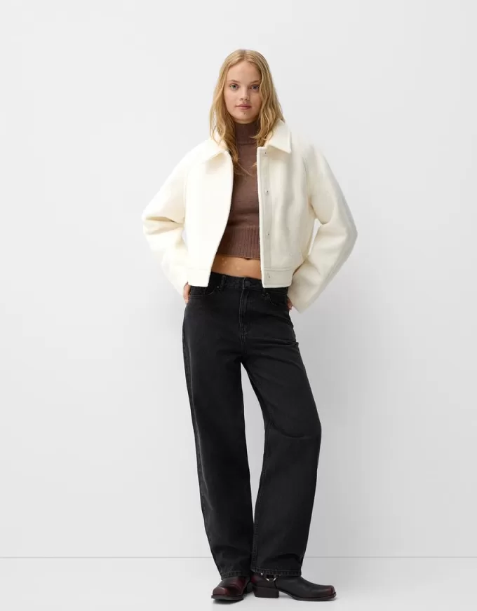 Straight fit wide-leg jeans Straight fit wide-leg jeans