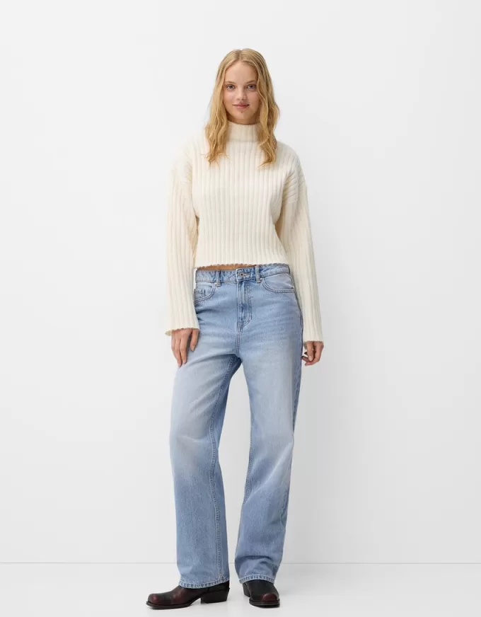 Straight fit wide-leg jeans Straight fit wide-leg jeans