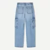 Straight-leg cargo jeans Straight-leg cargo jeans