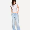 Straight-leg cargo jeans Straight-leg cargo jeans