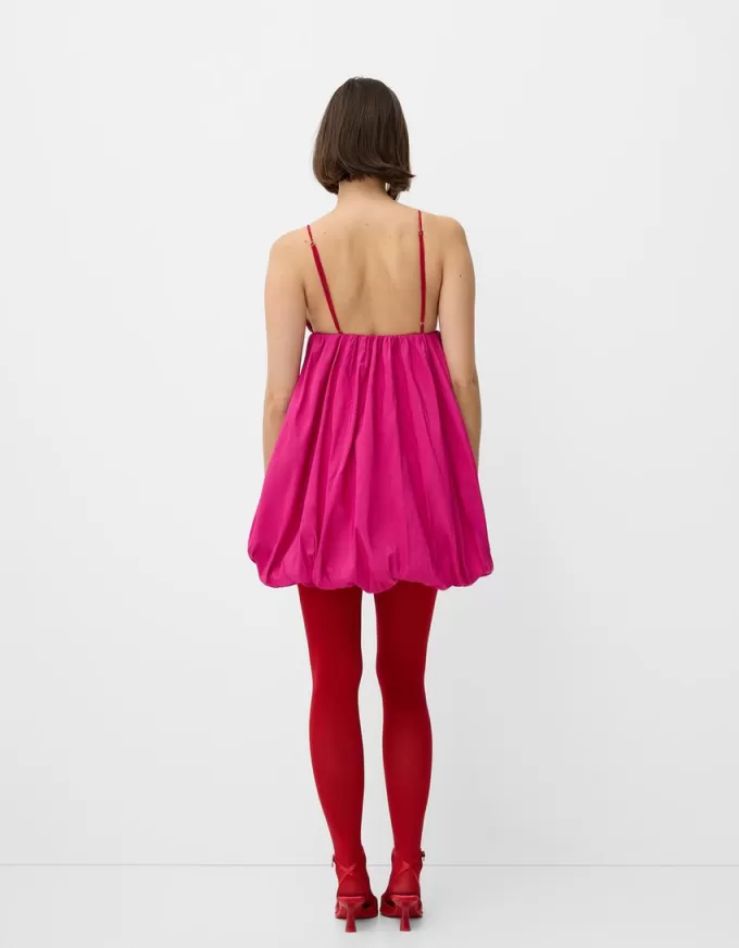 Strappy balloon mini dress