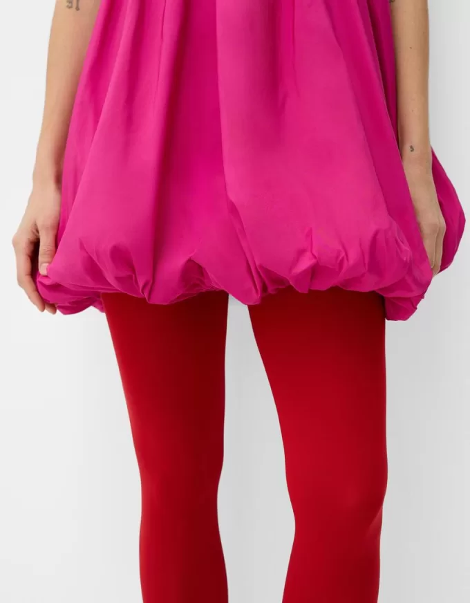 Strappy balloon mini dress