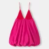 Strappy balloon mini dress