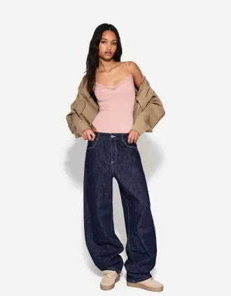 Strappy blonde lace bodysuit