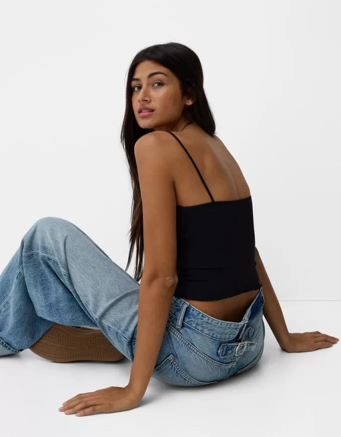 Strappy top with a bow detail Strappy top with a bow detail