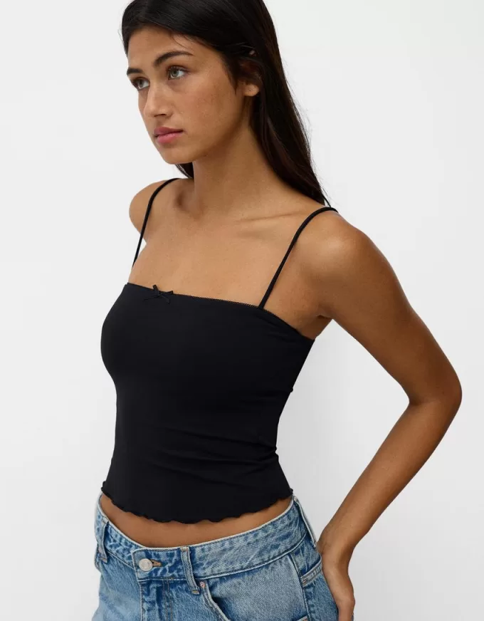 Strappy top with a bow detail Strappy top with a bow detail
