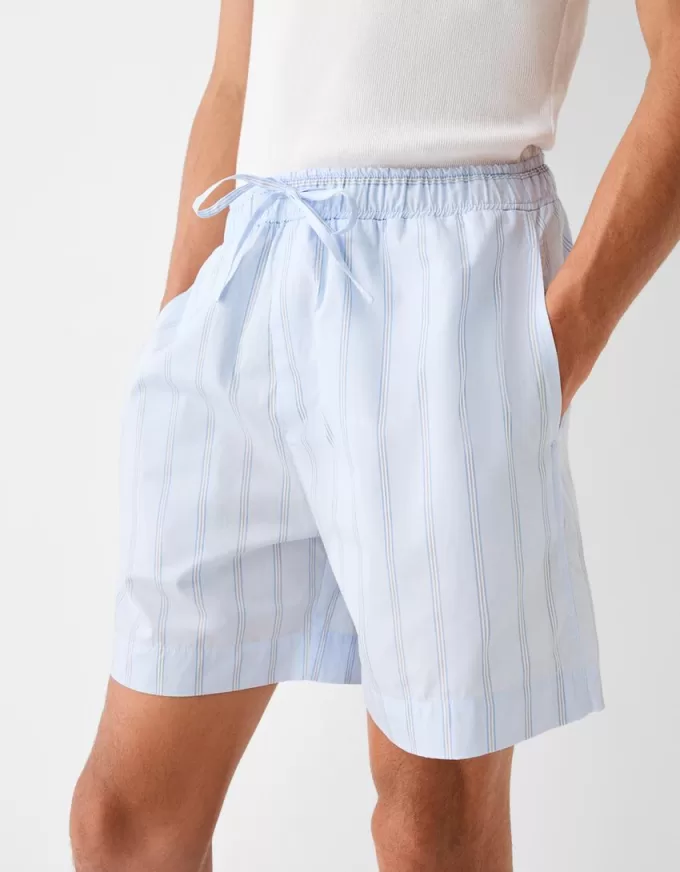 Striped jogger Bermuda shorts Striped jogger Bermuda shorts
