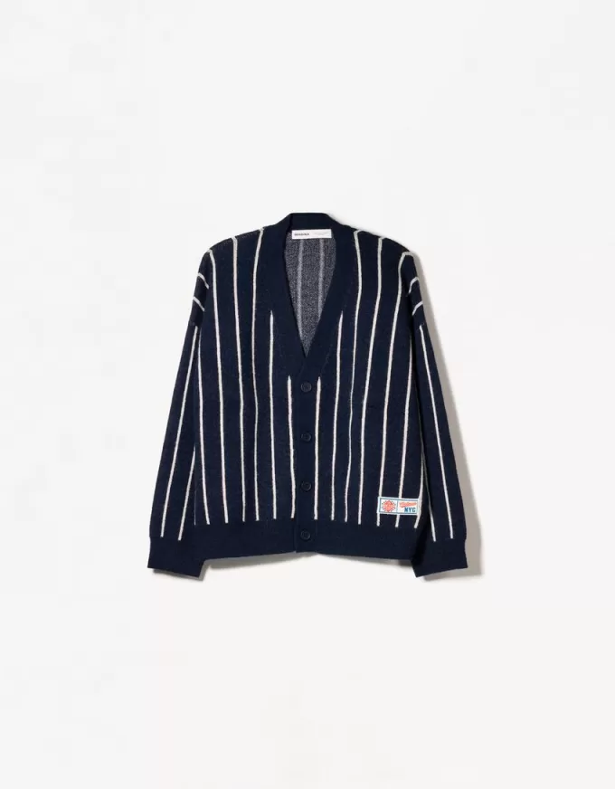 Striped print sporty jacket Striped print sporty jacket