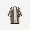 Striped textured short sleeve shirt Striped textured short sleeve shirt