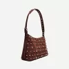 Studded faux suede bag Studded faux suede bag