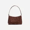 Studded faux suede bag Studded faux suede bag