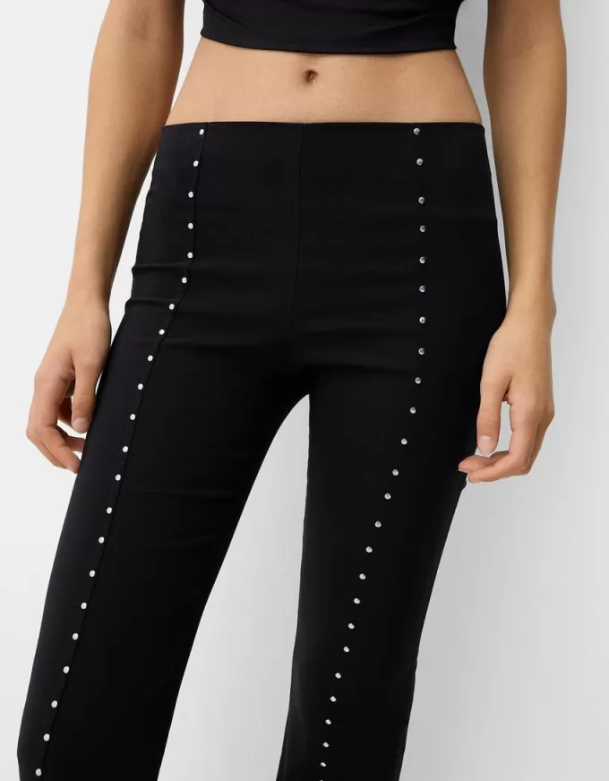 Studded flared pants Studded flared pants