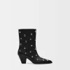 Studded high-heel ankle boots Studded high-heel ankle boots