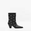 Studded high-heel ankle boots Studded high-heel ankle boots