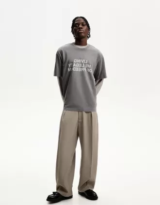 Super baggy tailored pants