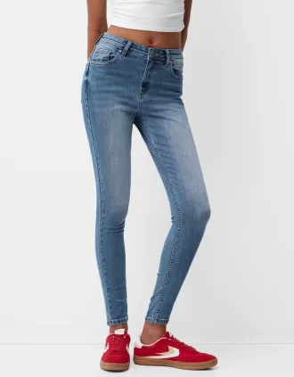 Super high-rise skinny jeans