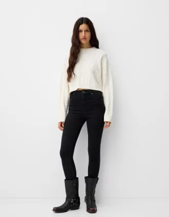 Super high-rise skinny jeans