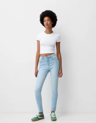 Super high-rise skinny jeans