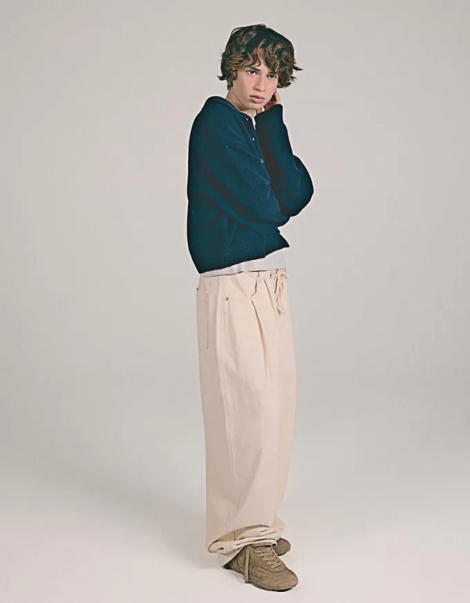 Sweater with polo collar Sweater with polo collar