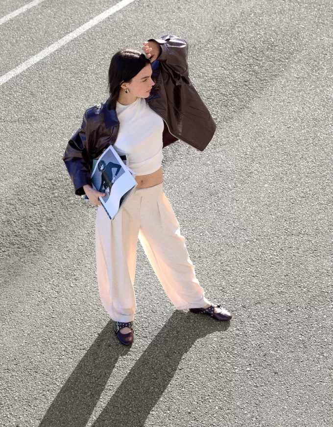 Tailored balloon fit pants Tailored balloon fit pants