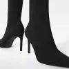 Tailored high-heel ankle boots