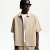 Tailored short sleeve boxy fit shirt Tailored short sleeve boxy fit shirt
