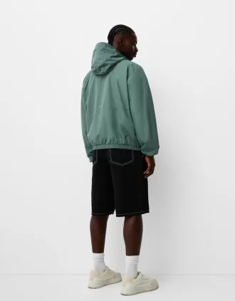 Technical jacket with hood