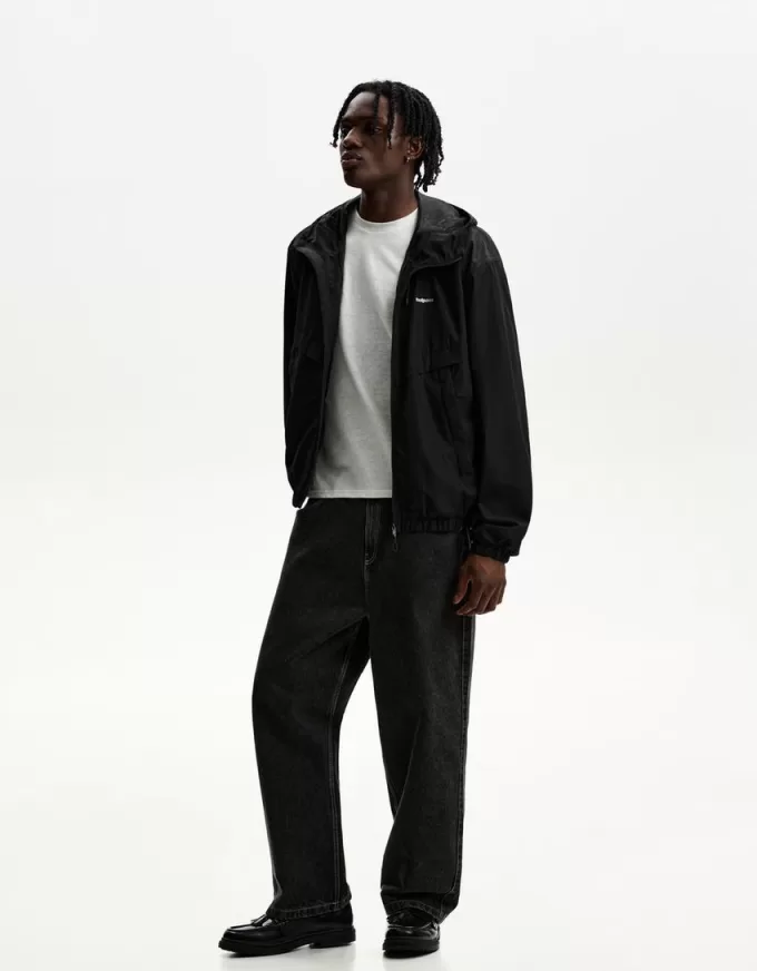 Technical jacket with hood Technical jacket with hood