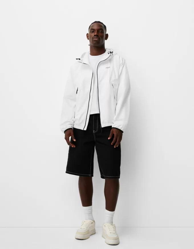 Technical jacket with hood Technical jacket with hood