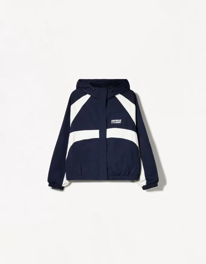 Technical jacket with hood Technical jacket with hood