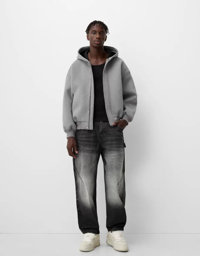 Technical jacket with hood Technical jacket with hood